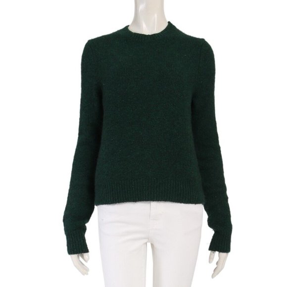 OLD Celine by Phoebe Philo - Green Cashmere Knit Sweater - Picture 3 of 11